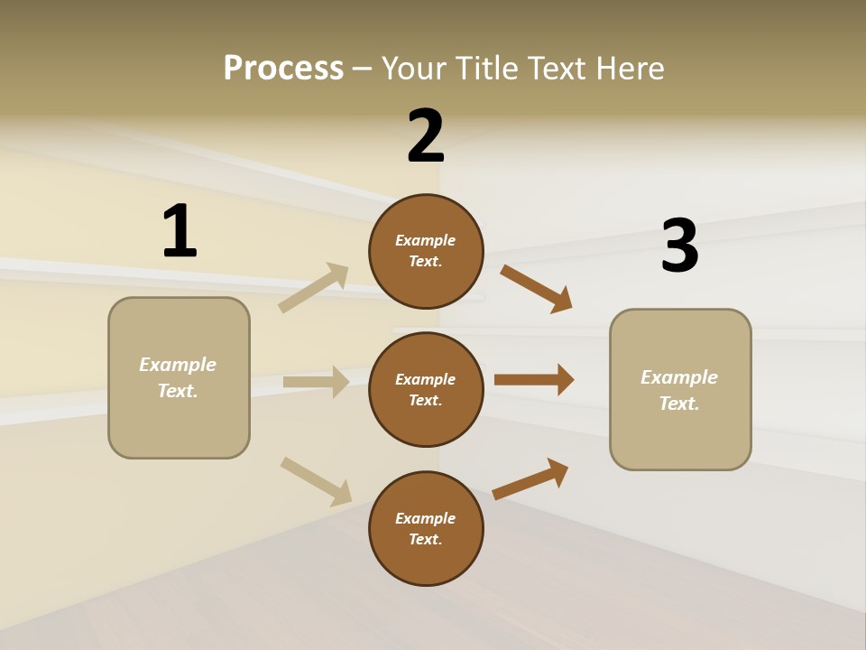Corner Modern Decorating PowerPoint Template