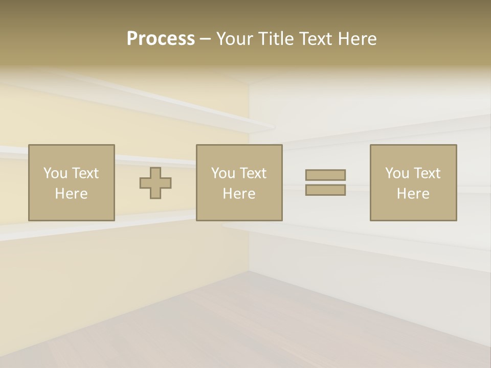 Corner Modern Decorating PowerPoint Template