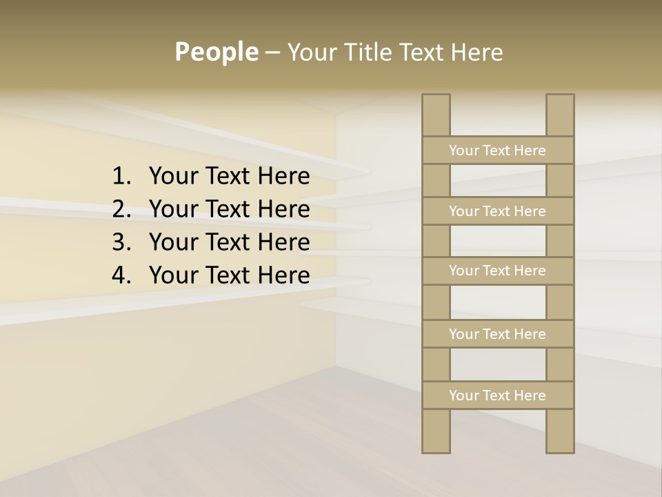 Corner Modern Decorating PowerPoint Template