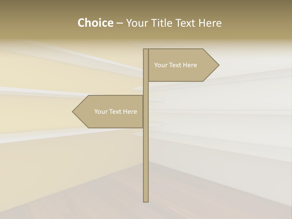 Corner Modern Decorating PowerPoint Template