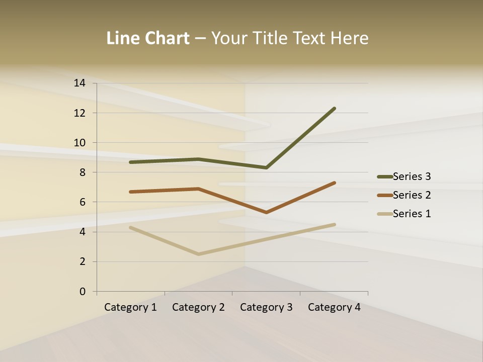 Corner Modern Decorating PowerPoint Template