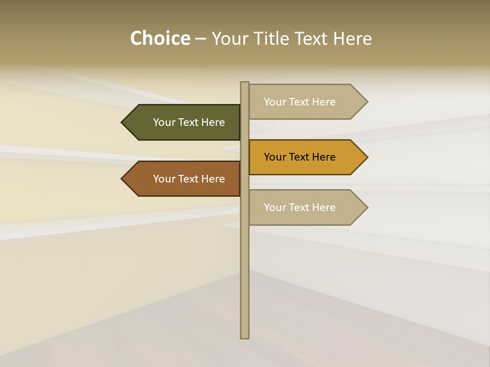 Corner Modern Decorating PowerPoint Template
