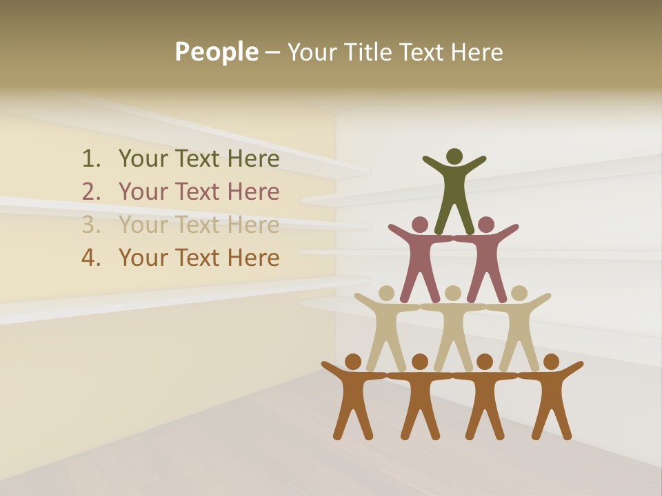 Corner Modern Decorating PowerPoint Template