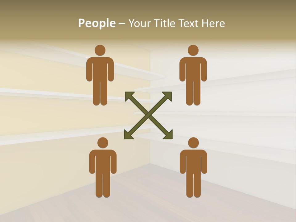 Corner Modern Decorating PowerPoint Template