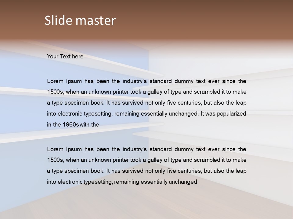 Decoration Residential Empty PowerPoint Template