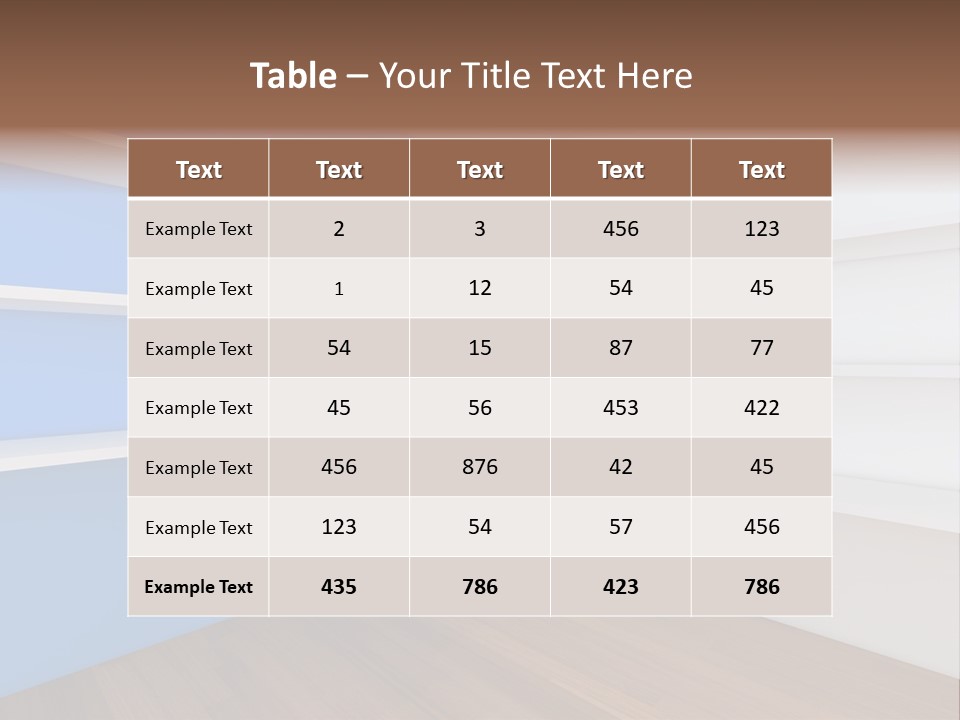 Decoration Residential Empty PowerPoint Template
