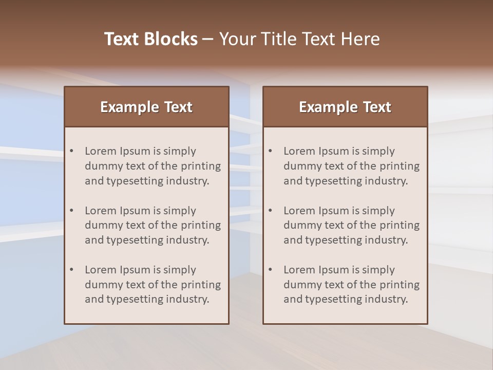 Decoration Residential Empty PowerPoint Template