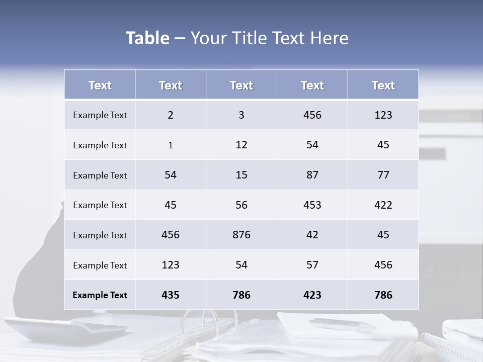 Read Desk Accounting PowerPoint Template