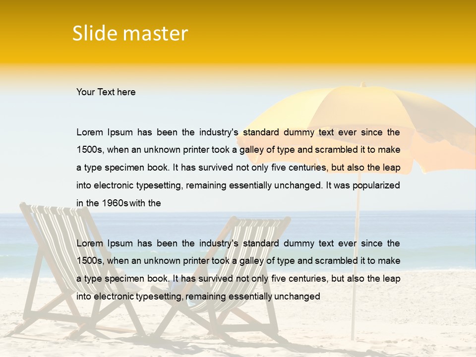 Clear Sunlight Summer PowerPoint Template