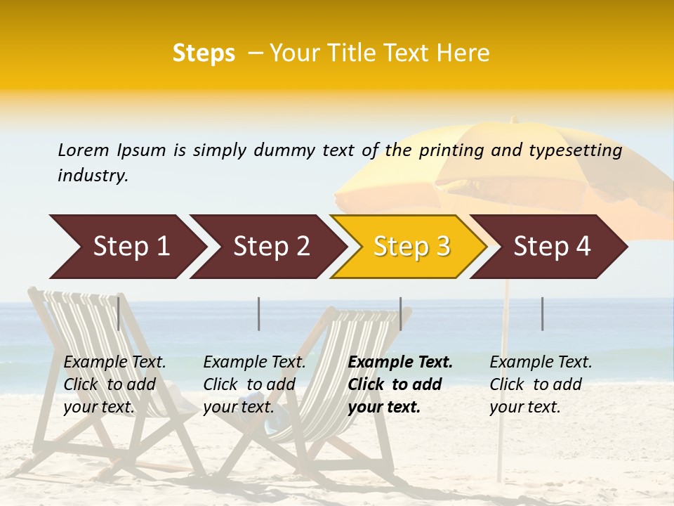 Clear Sunlight Summer PowerPoint Template