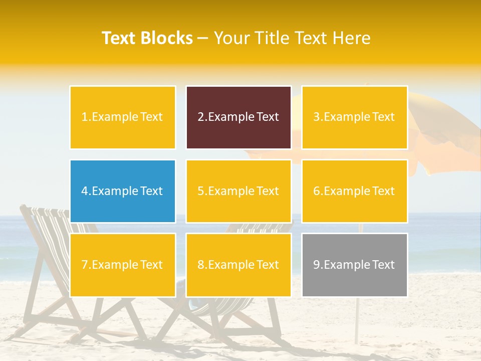 Clear Sunlight Summer PowerPoint Template