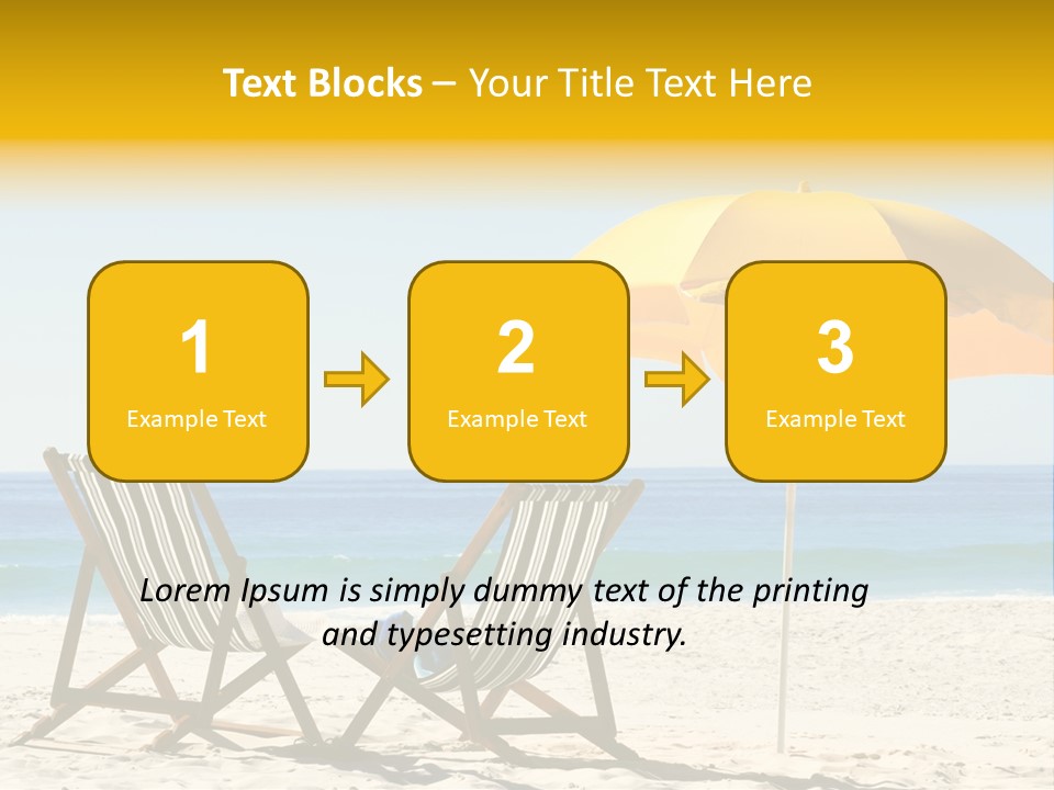 Clear Sunlight Summer PowerPoint Template