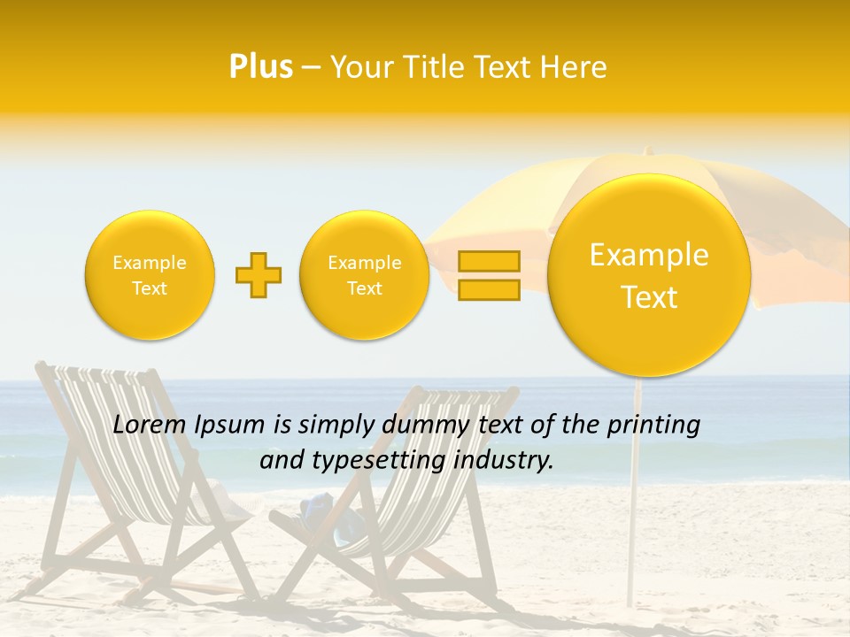 Clear Sunlight Summer PowerPoint Template