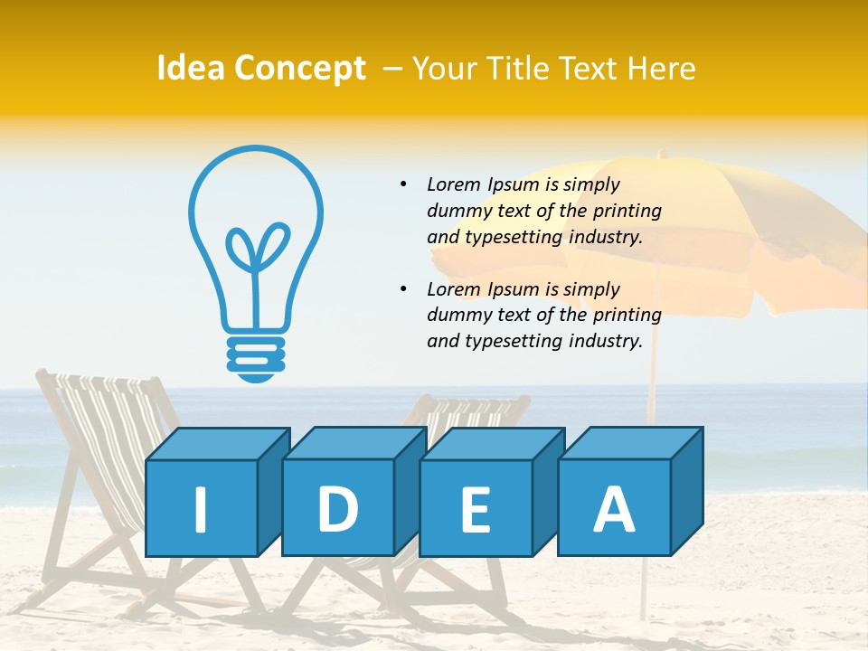 Clear Sunlight Summer PowerPoint Template