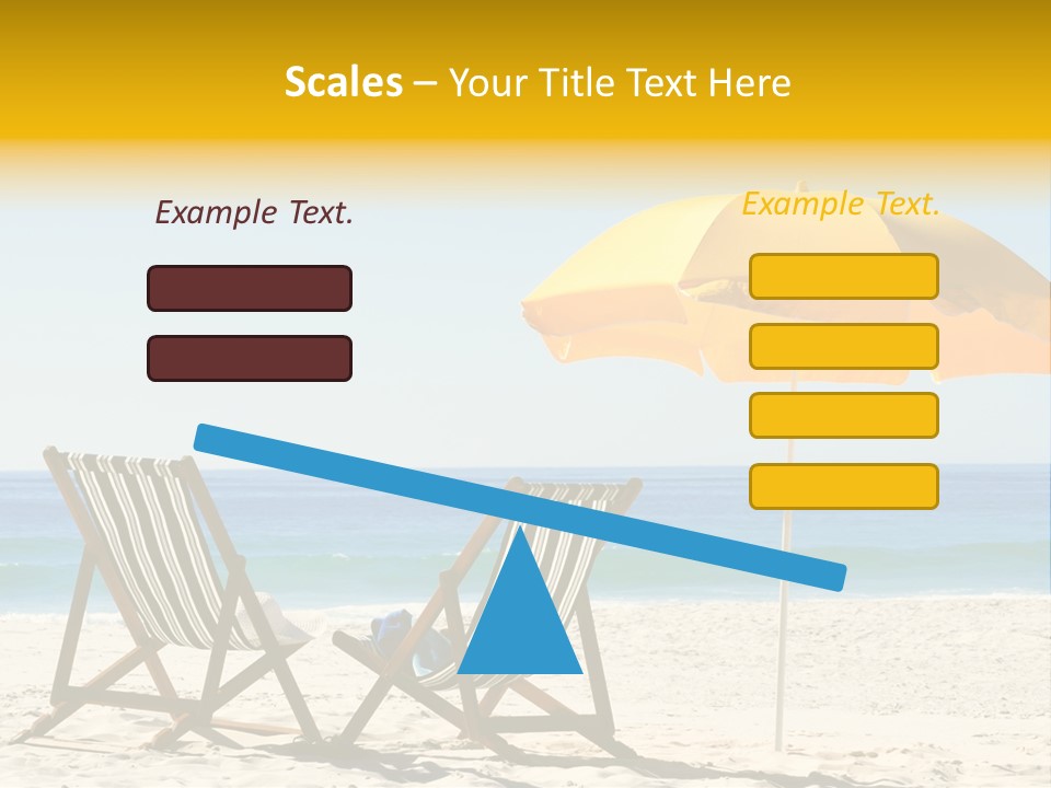 Clear Sunlight Summer PowerPoint Template