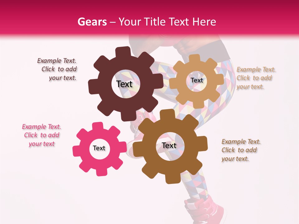 Elegance Exercise Cheerful PowerPoint Template