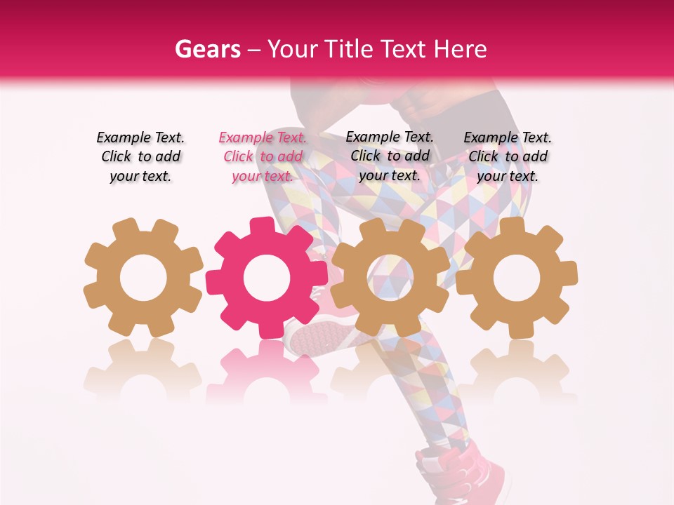 Elegance Exercise Cheerful PowerPoint Template