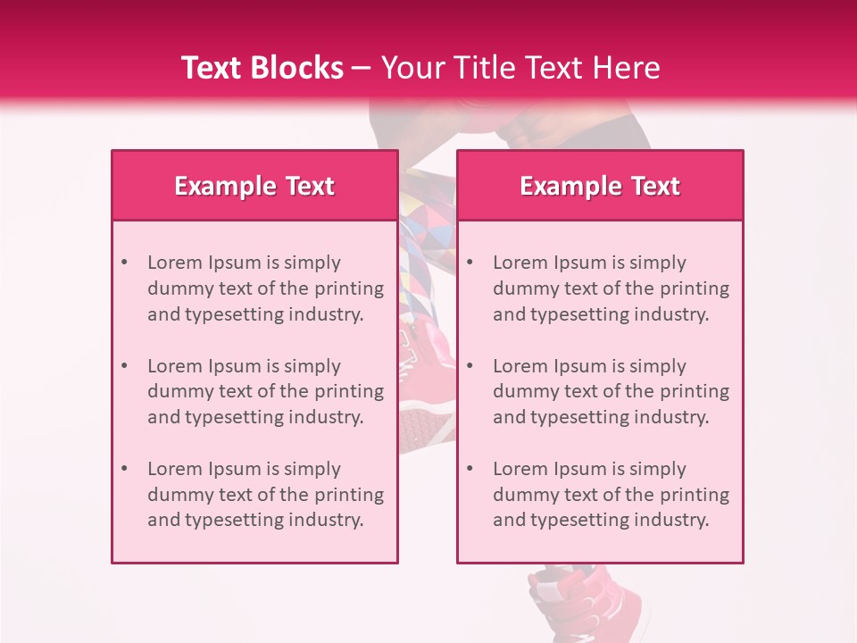 Elegance Exercise Cheerful PowerPoint Template