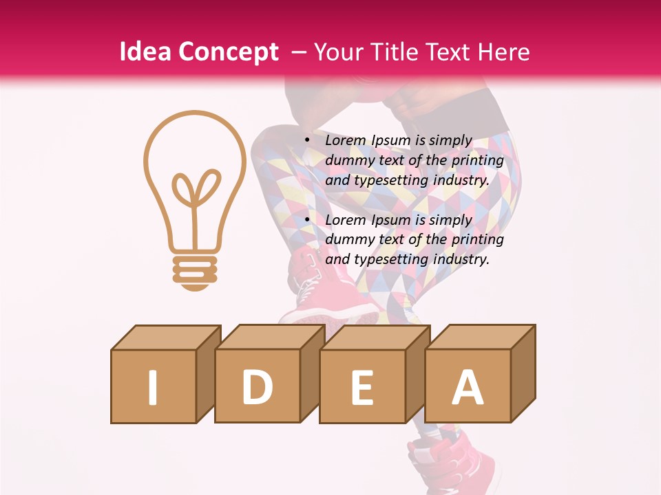 Elegance Exercise Cheerful PowerPoint Template