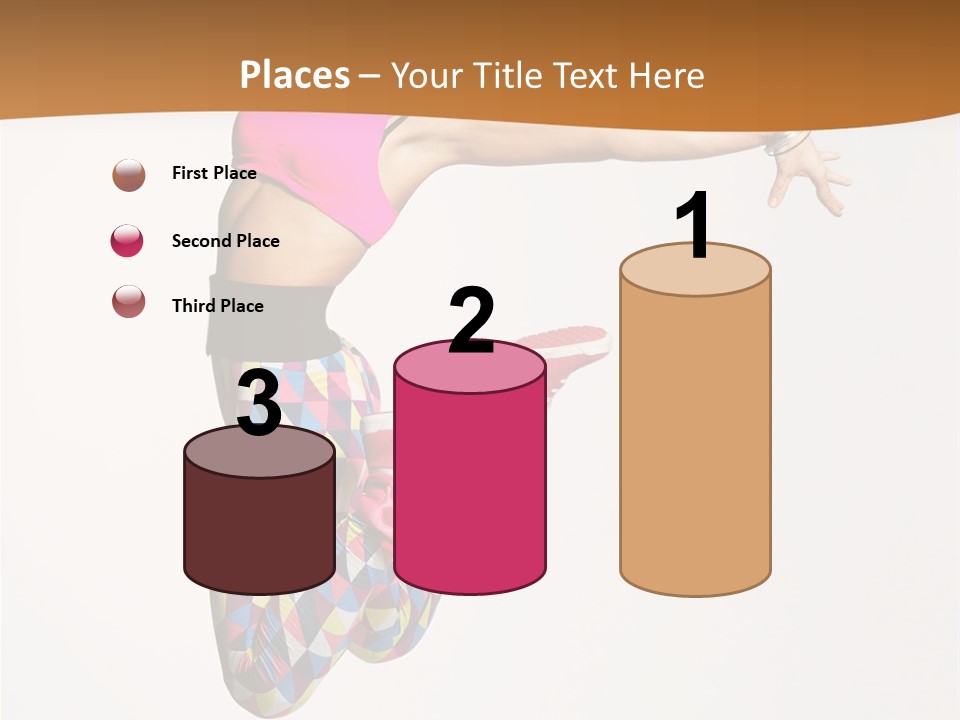 Attractive Young Female PowerPoint Template