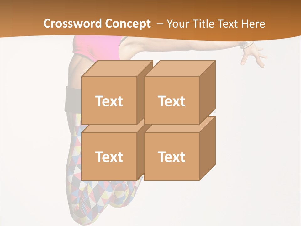 Attractive Young Female PowerPoint Template