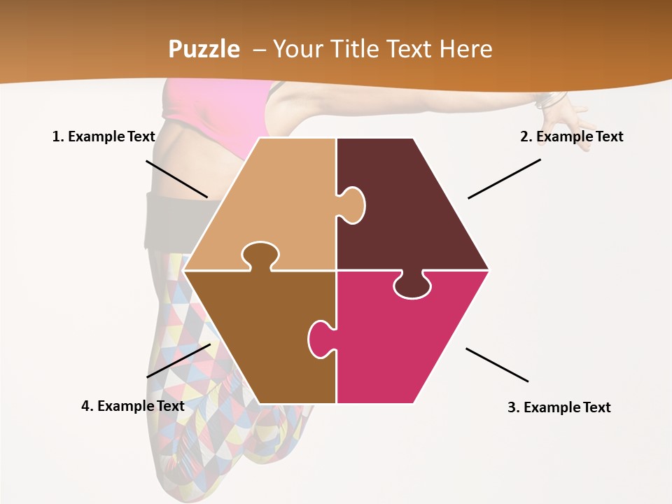 Attractive Young Female PowerPoint Template