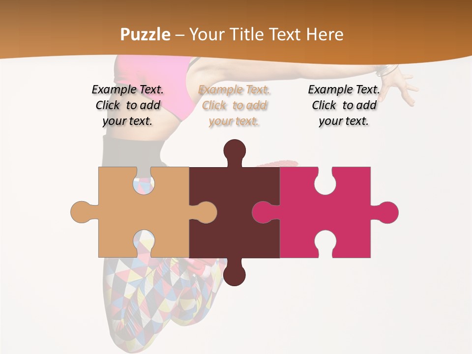 Attractive Young Female PowerPoint Template