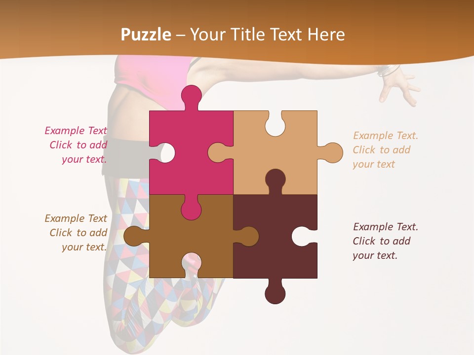 Attractive Young Female PowerPoint Template