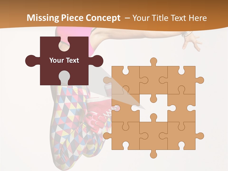 Attractive Young Female PowerPoint Template