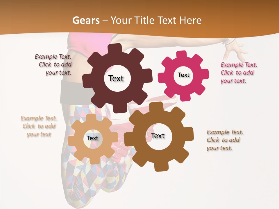 Attractive Young Female PowerPoint Template