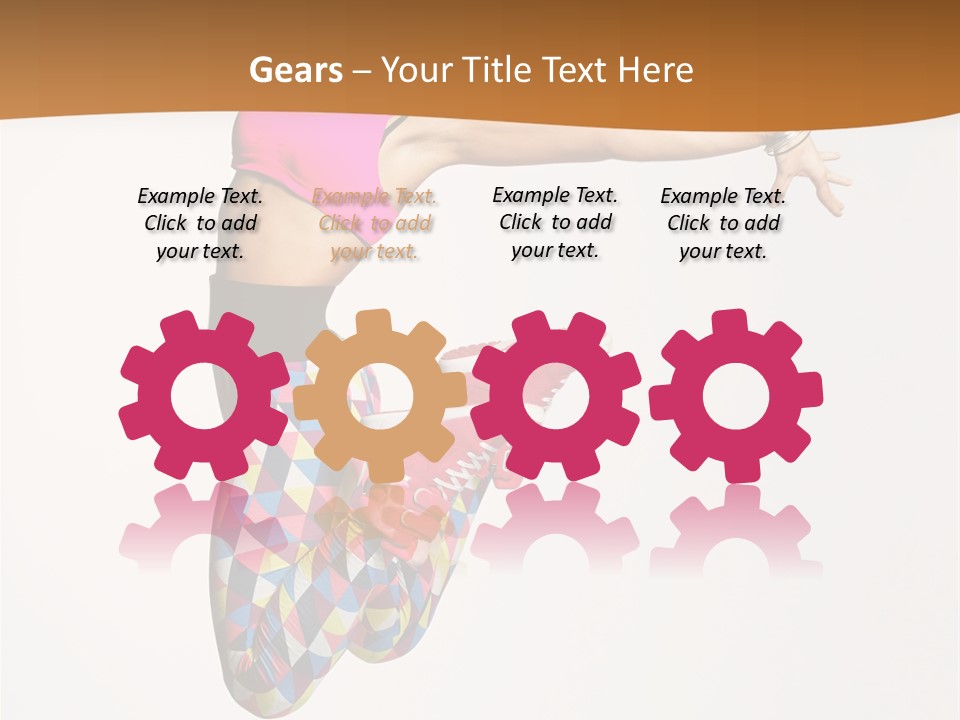 Attractive Young Female PowerPoint Template