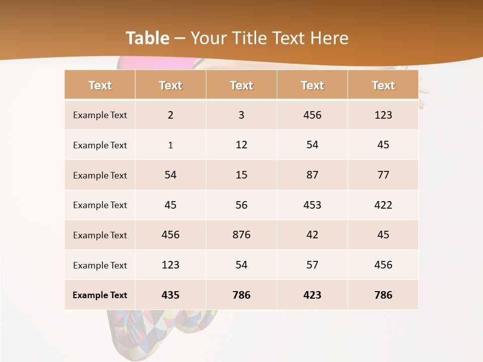 Attractive Young Female PowerPoint Template