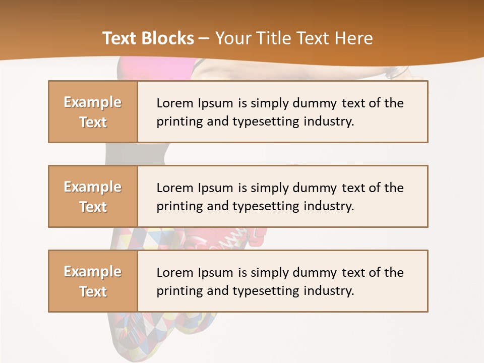 Attractive Young Female PowerPoint Template