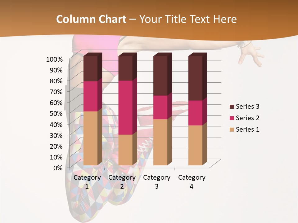 Attractive Young Female PowerPoint Template