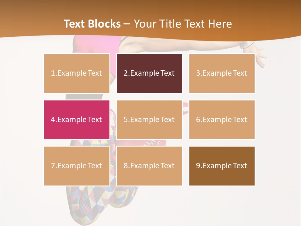 Attractive Young Female PowerPoint Template