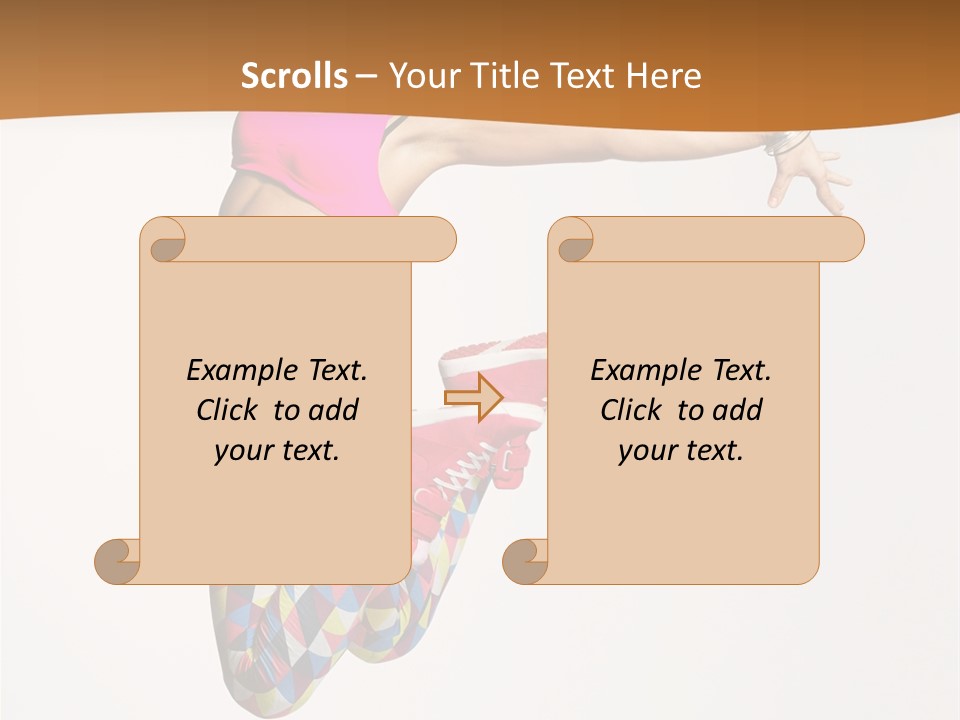 Attractive Young Female PowerPoint Template