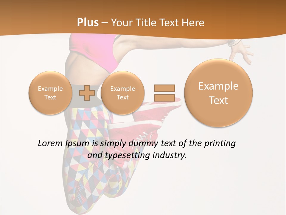 Attractive Young Female PowerPoint Template