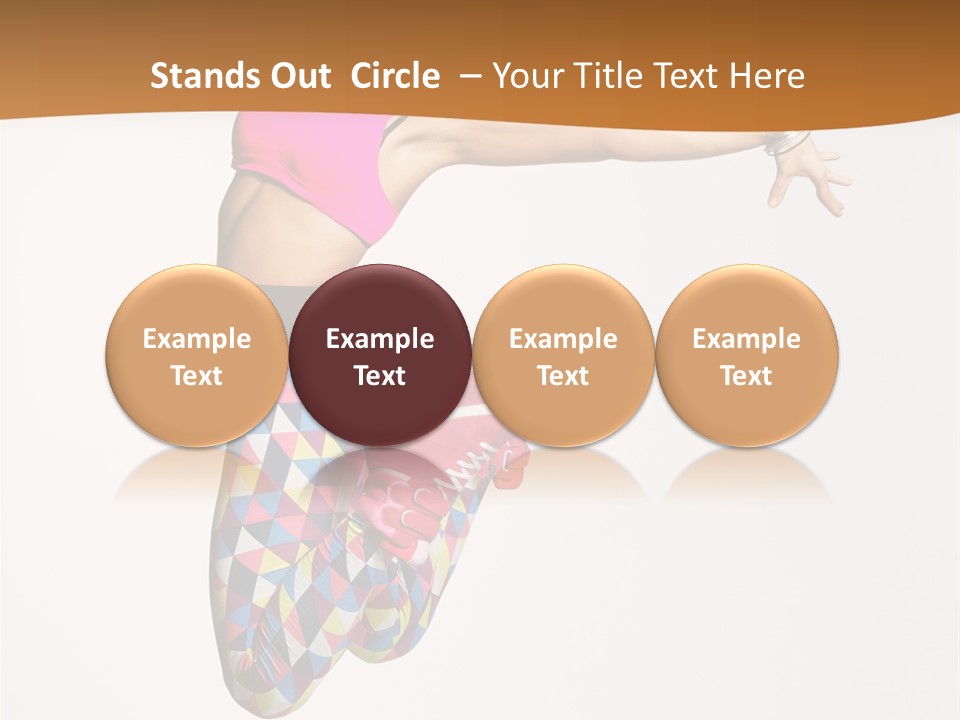 Attractive Young Female PowerPoint Template