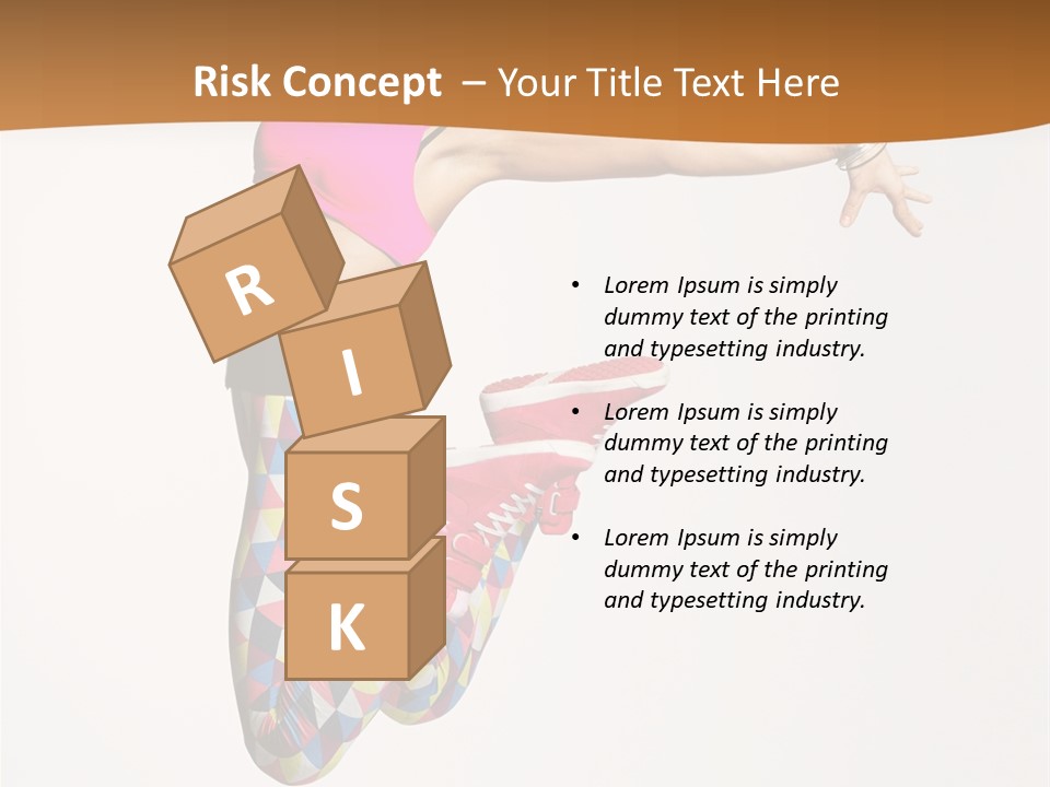 Attractive Young Female PowerPoint Template