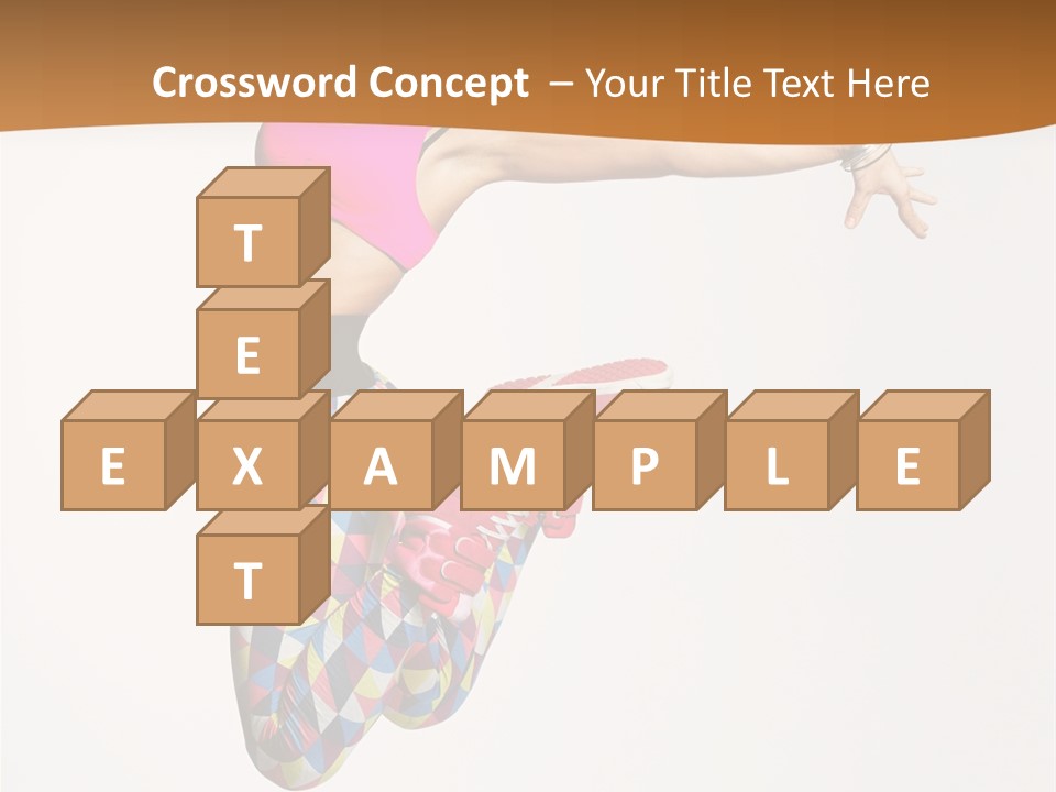 Attractive Young Female PowerPoint Template