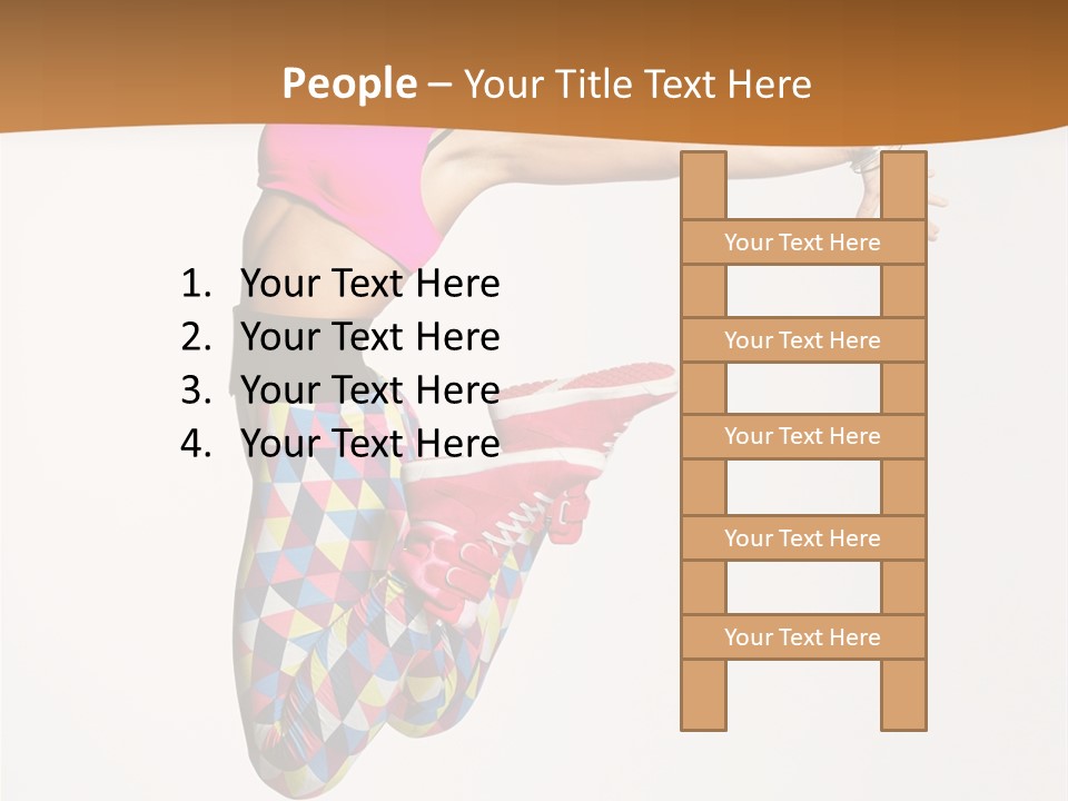 Attractive Young Female PowerPoint Template