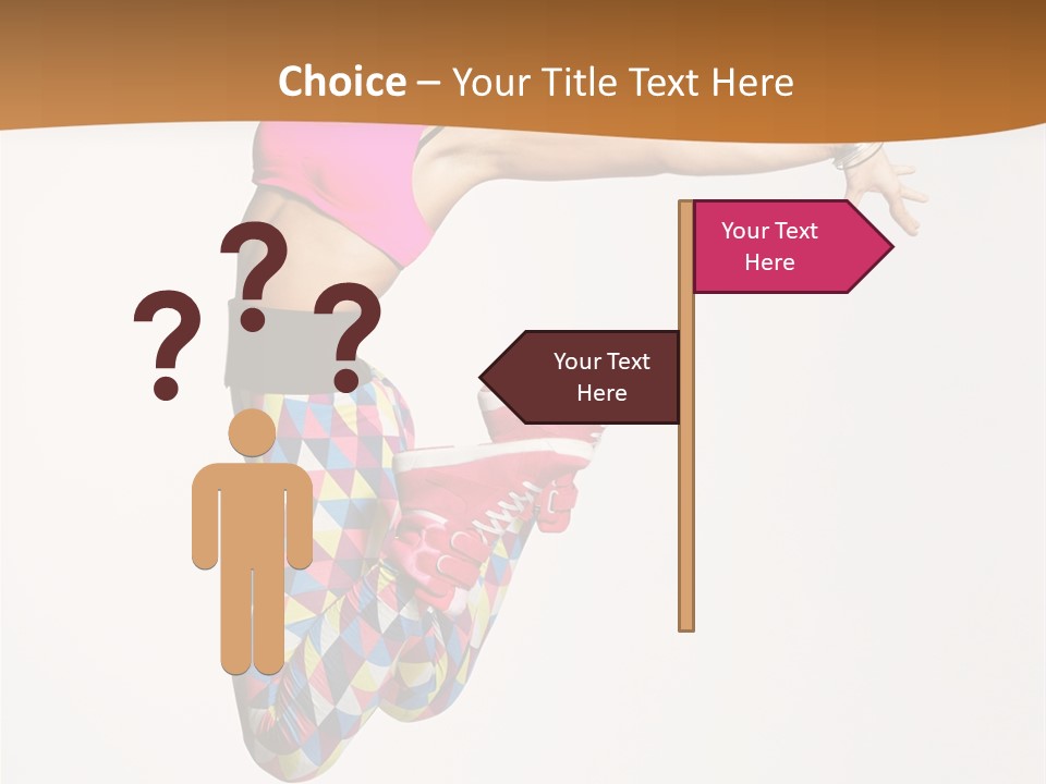 Attractive Young Female PowerPoint Template