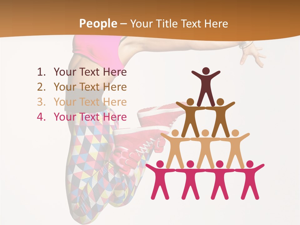 Attractive Young Female PowerPoint Template