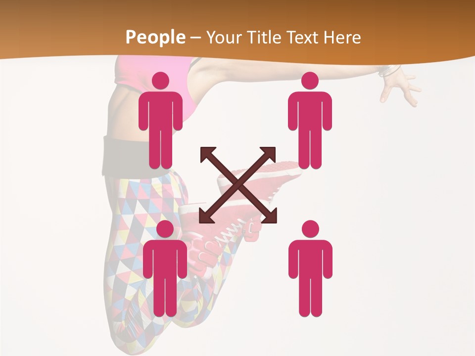 Attractive Young Female PowerPoint Template