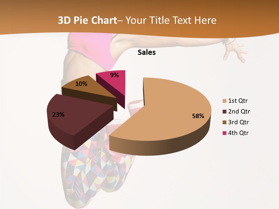 Attractive Young Female PowerPoint Template