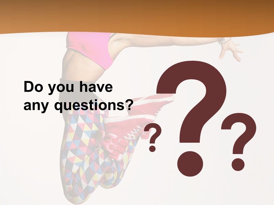 Attractive Young Female PowerPoint Template