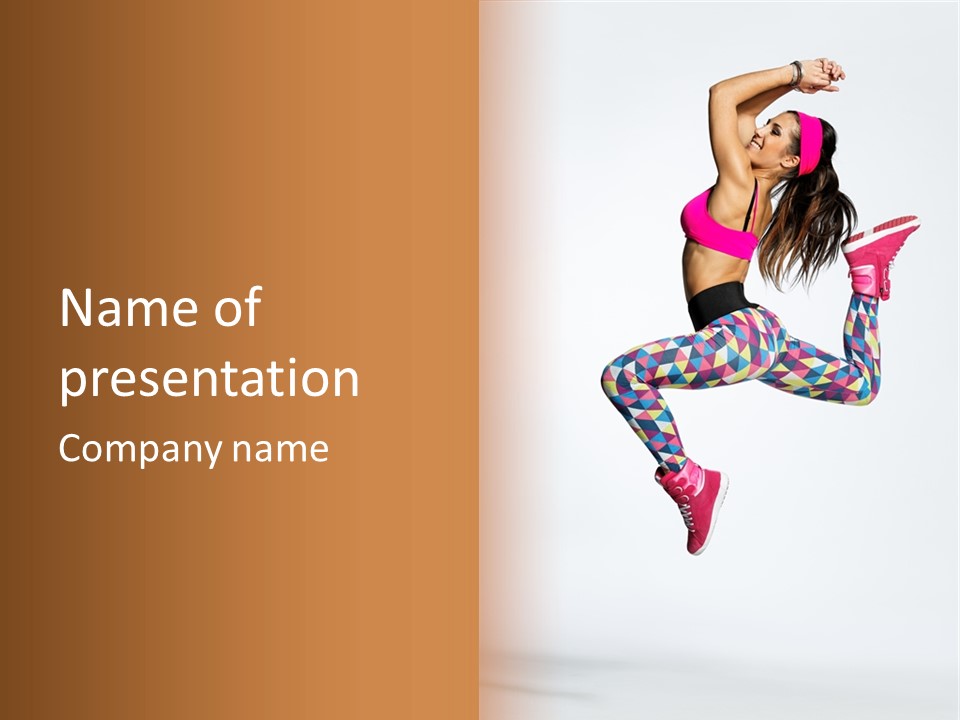 Breakdance Cool Pose PowerPoint Template