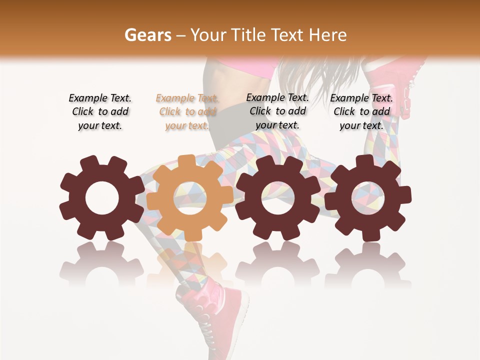 Breakdance Cool Pose PowerPoint Template