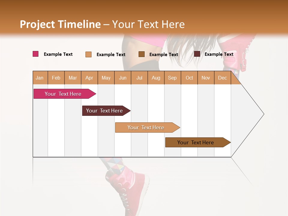 Breakdance Cool Pose PowerPoint Template