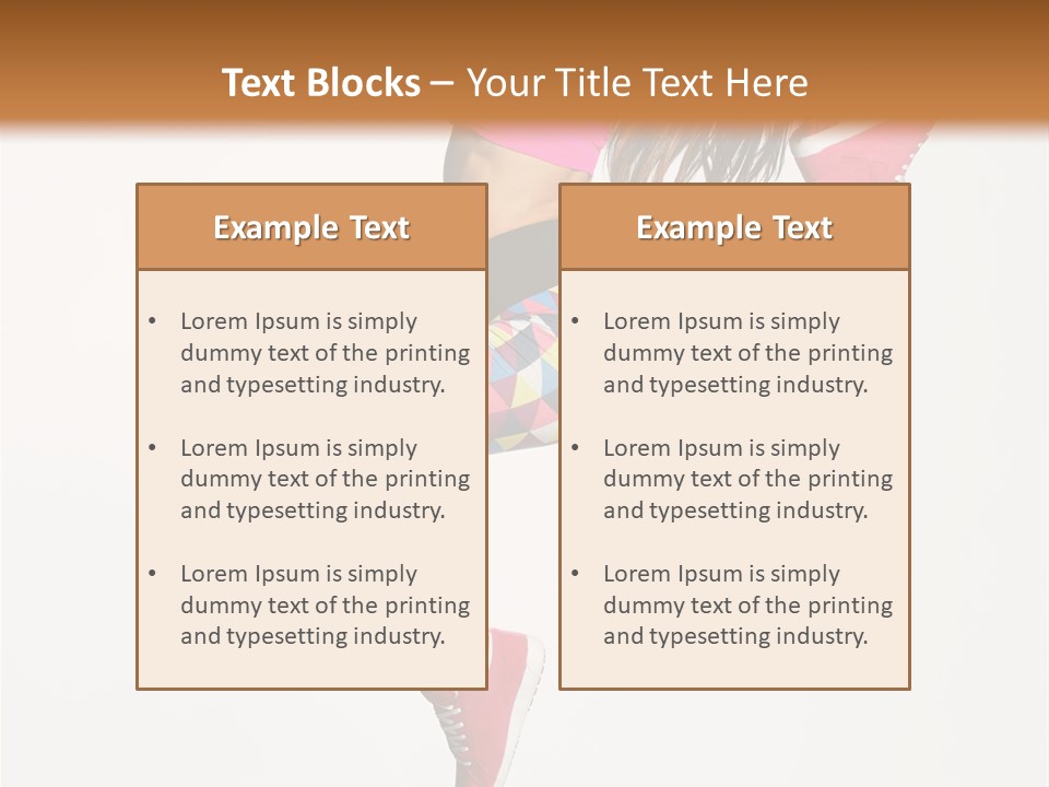 Breakdance Cool Pose PowerPoint Template